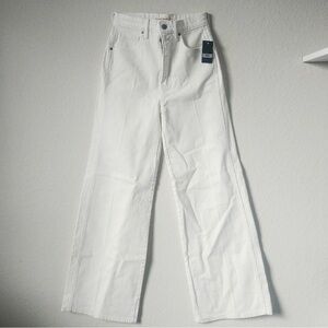Lucky Brand Ultra high Waist Wide
Leg White Jean